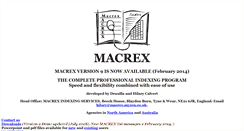 Desktop Screenshot of macrex.com